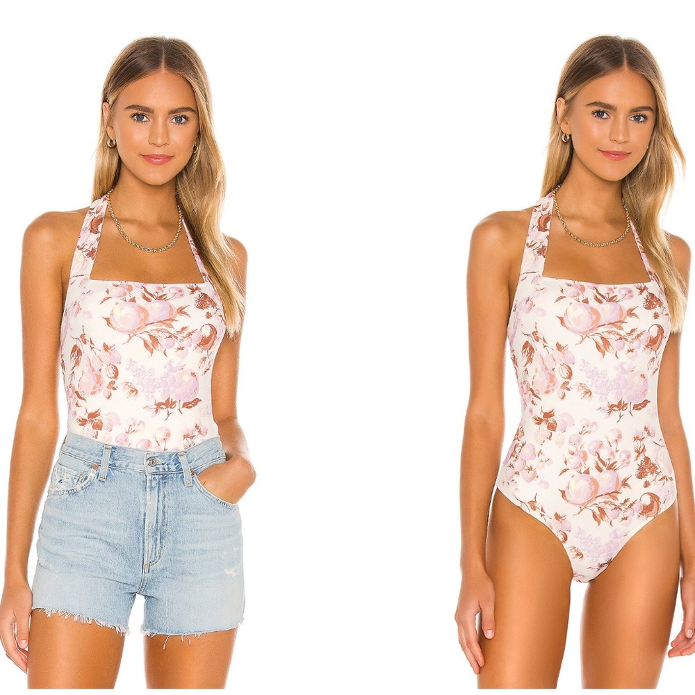 💐 Paige Nola Halter Body Suit - M - Revolve